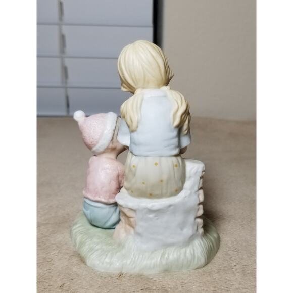 Lefton China Learning From The Bible Figurines 5" Hand Painted Taiwan Vintage - Picture 3 of 6